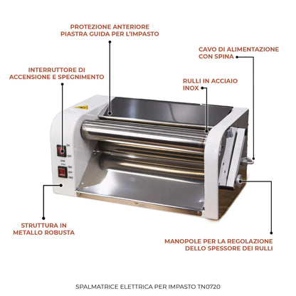 Sfogliatrice Elettrica per Impasto