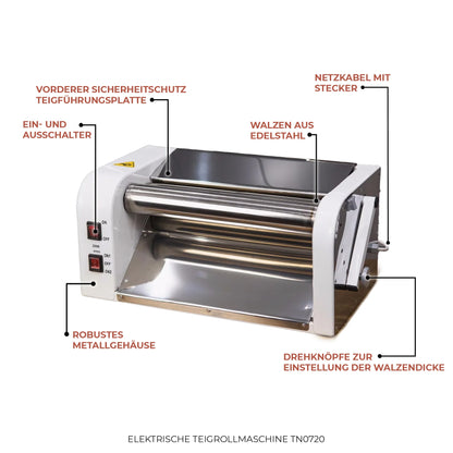 Elektrische Teigausrollmaschine